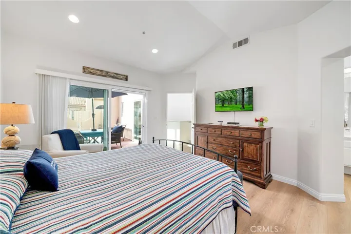Opens to oversized private patio