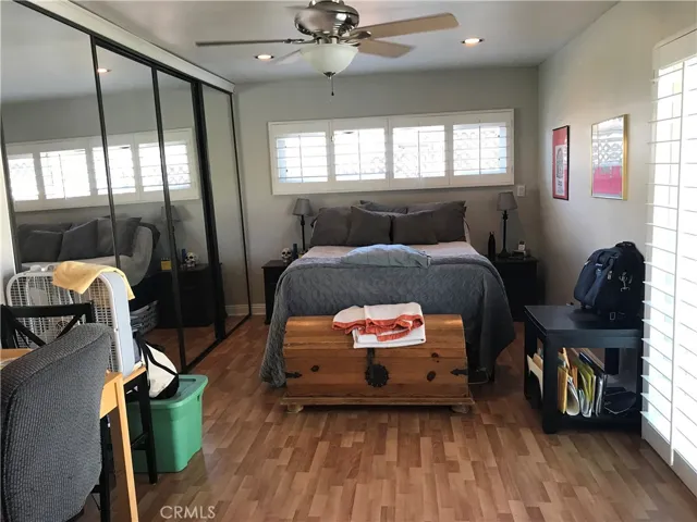 Main bedroom with extra large closet for storage