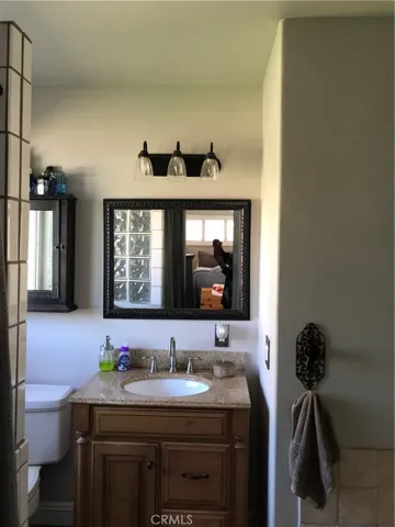 Master bath with stand alone shower and jetted tub