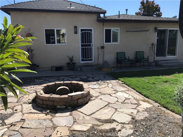 Rear view of home