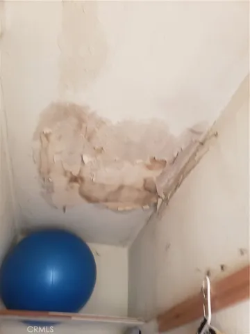 2109 damaged closet ceiling