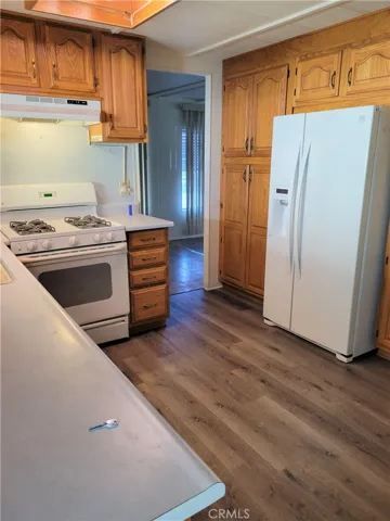 Kitchen with New Laminate Flooring