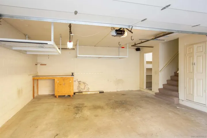 Large Garage w/ Massive Storage Closet Plus Spacious Laundry Area.