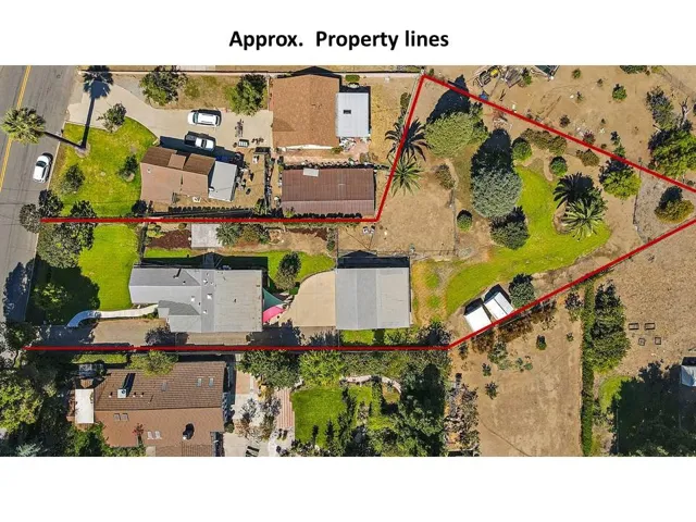Approximate property lines