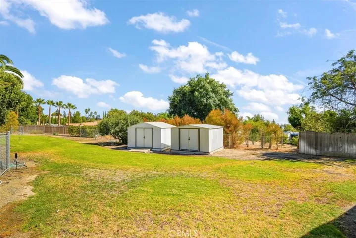 Two storage sheds included with the property