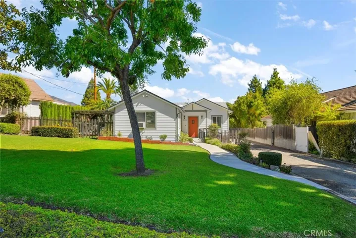 Lush front lawn