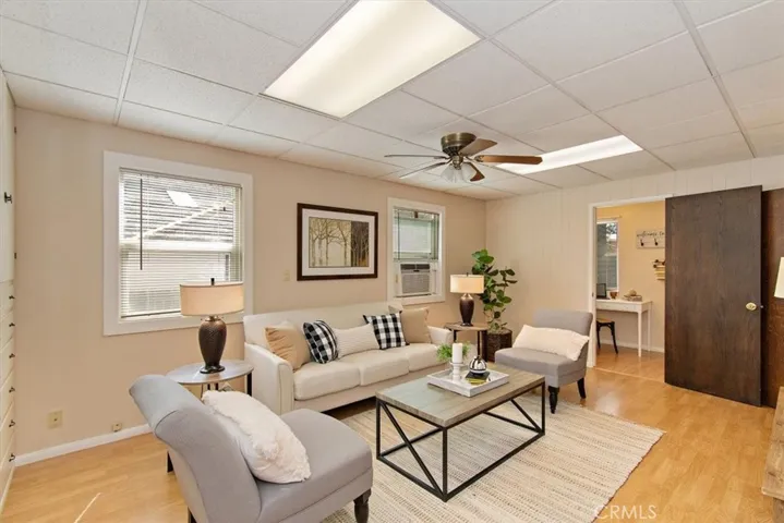 This is the 3rd bdrm staged as a TV room