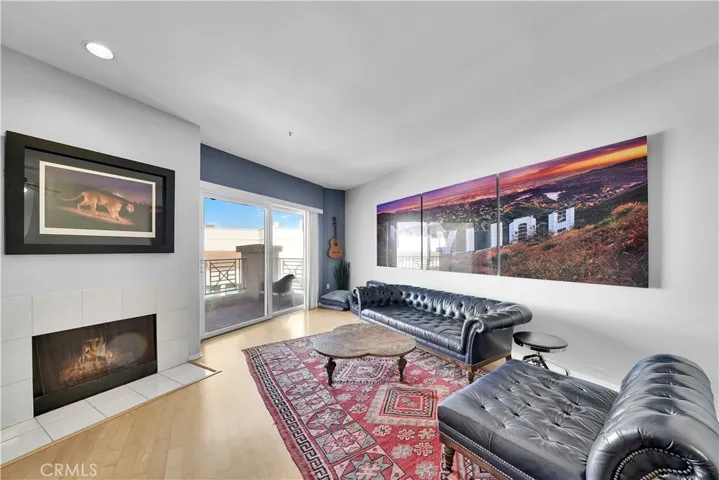 Gas fireplace in family room