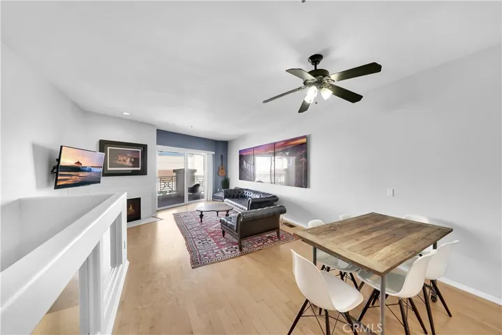 Open concept living and dining