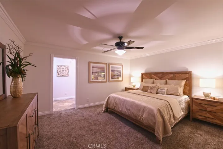 Enter your master bedroom with ensuite spa-like bathroom.