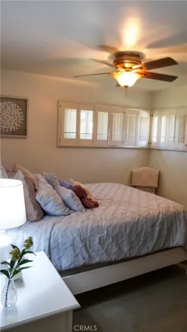 Front guest bedroom is elegant and spacious