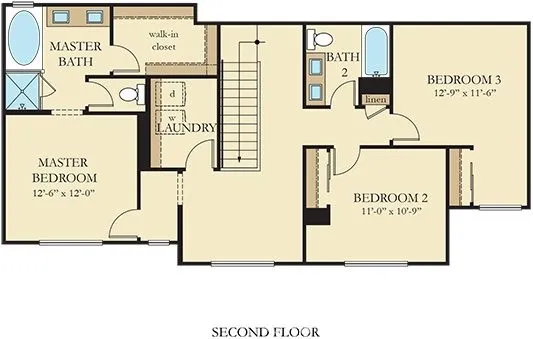 Residence 4 - Level 2 Floorplan