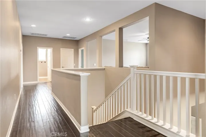 Beautiful hardwood floors in upstairs hallway and in bonus room and extra office or craft room.