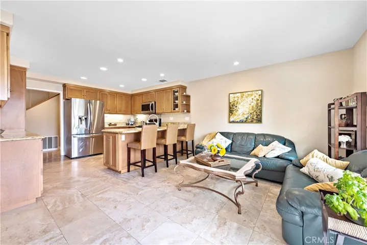 Timeless Travertine Flooring throughout Main Level