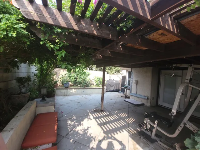 back yard patio