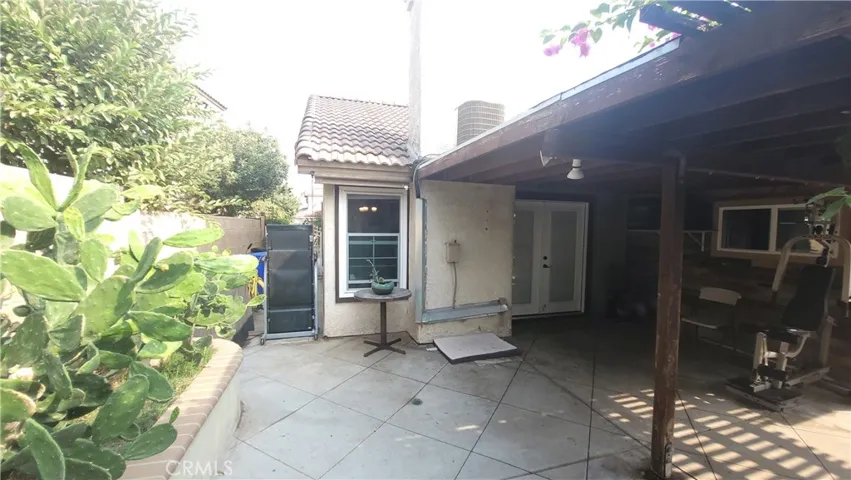 back yard & side house
