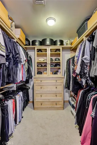 Walk-in master closet