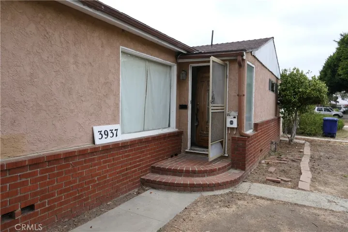 Front of house and front door
