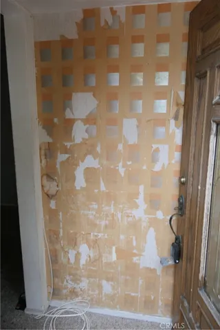 Entry of front unit