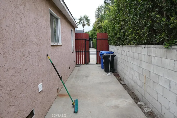 Driveway from garage