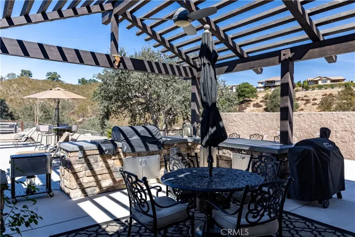 Outdoor BBQ kitchen