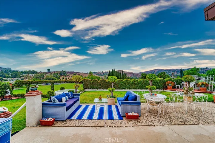 Backyard view from Living Room