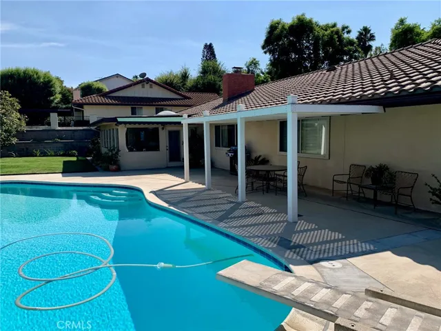 Backyard pool