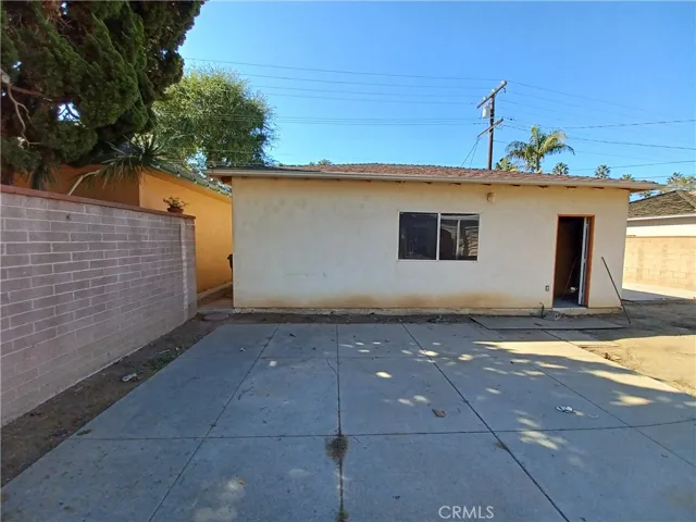 Garage backside