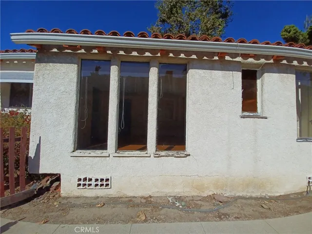Exterior south side