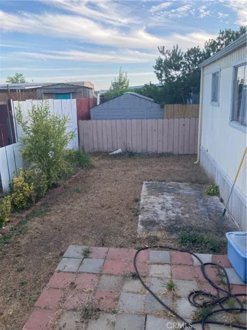 Backyard - lots of potential for a backyard oasis!!