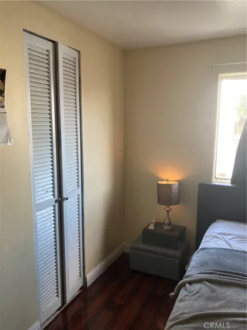 Second bedroom, with 3/4 bathroom (walk in shower) & 2 closets.