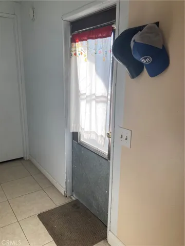 Rear Hallway - door leads outside to carport