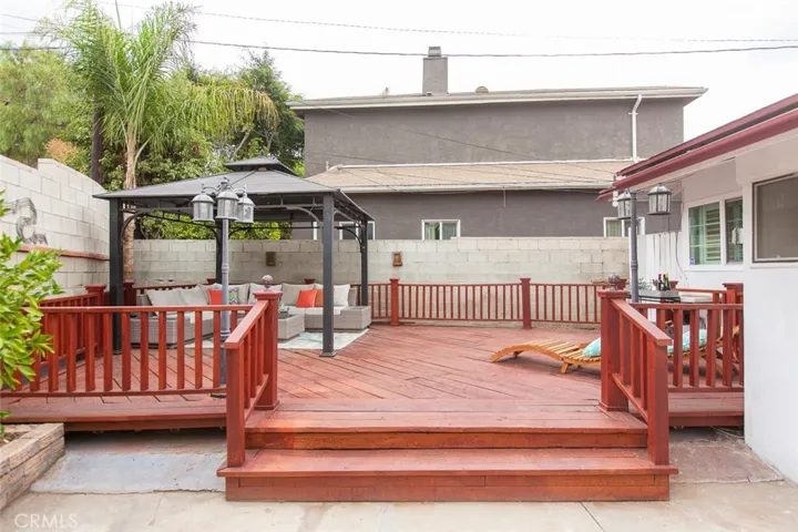 Wooden deck and Gazebo