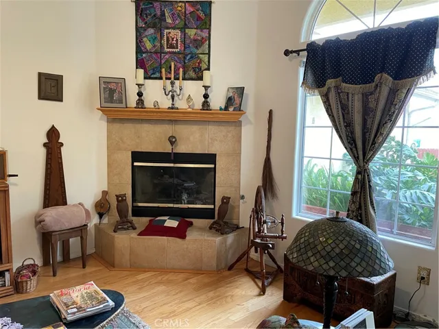 Family room fireplace