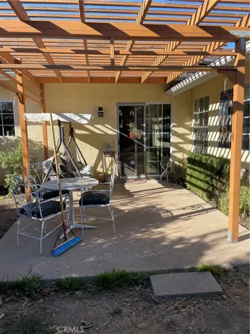 Backyard patio
