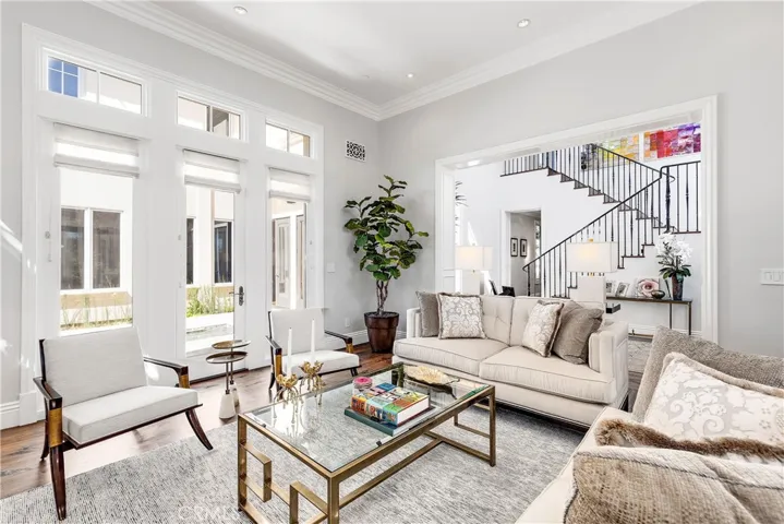 Crown molding throughout the whole house.