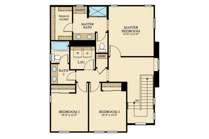 Residence 2 - Level 2 Floorplan