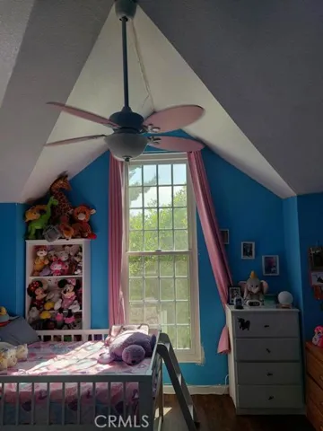 SECOND BEDROOM WITH CATHEDRAL CEILING