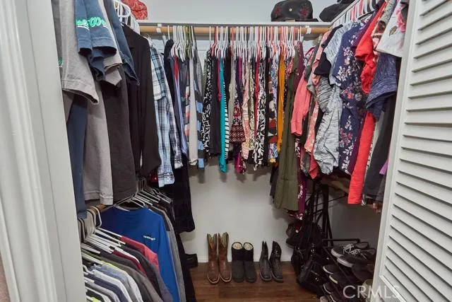 Master bedroom walk in closet.