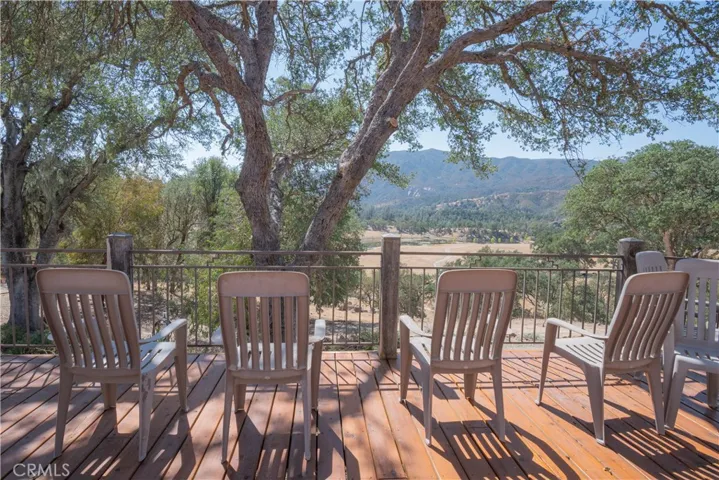 The deck is perfect for enjoying your morning coffee or sipping wine