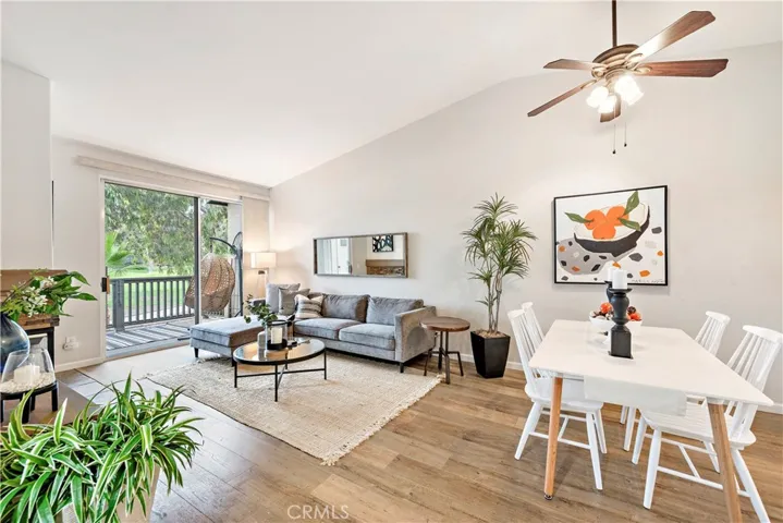Good sized living room/dining room combo opens to the kitchen.