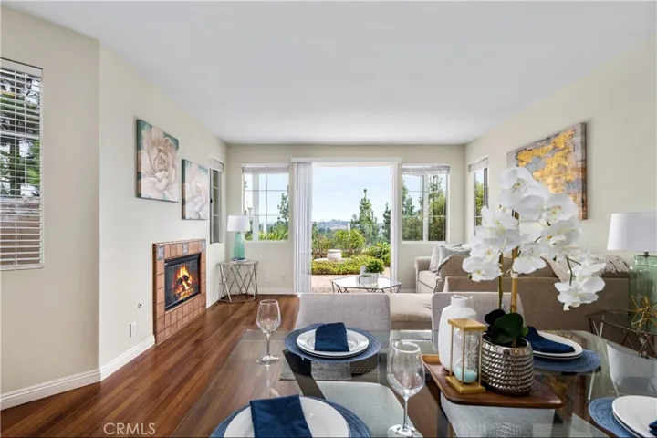 View from kitchen area