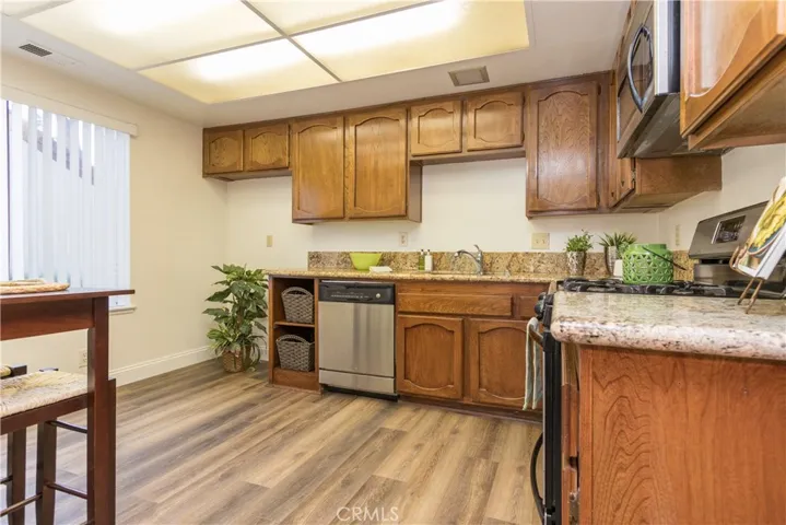 Cozy kitchen with breakfast area.