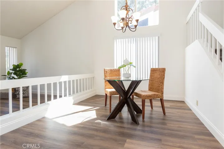 Sunny dining room.
