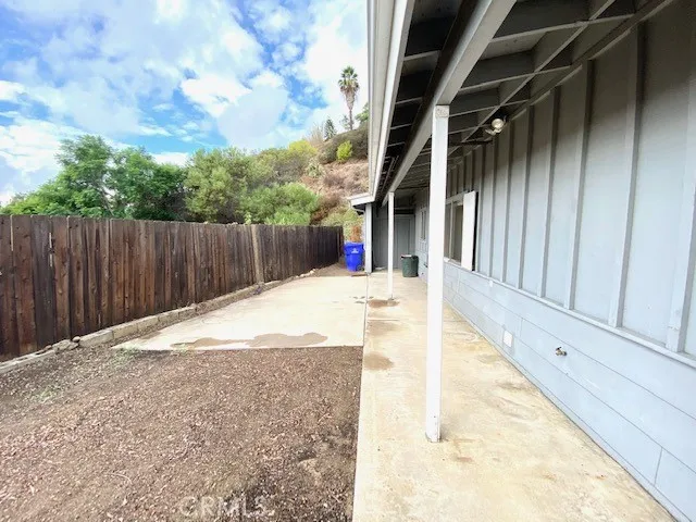 Entrance from front gate into the home.