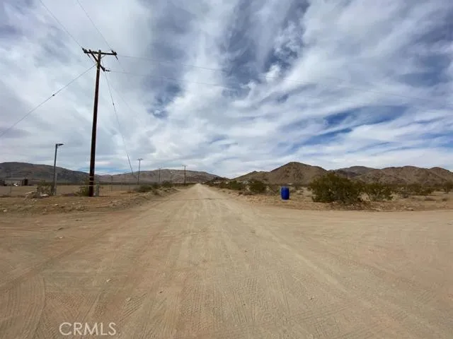 Looking west
