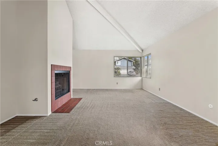 View of living room from entry