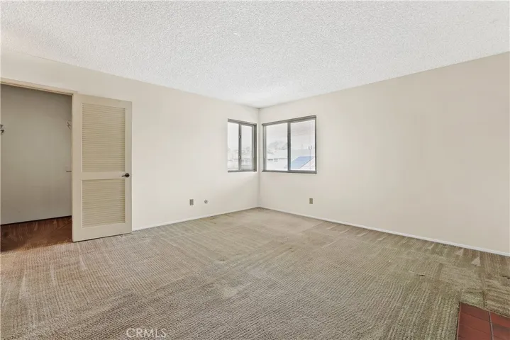 Master suite with walk in closet