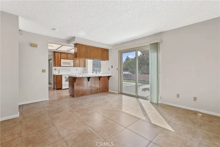 Family room looking in to kitchen
