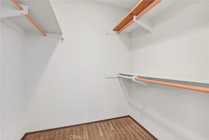 Master walk in closet